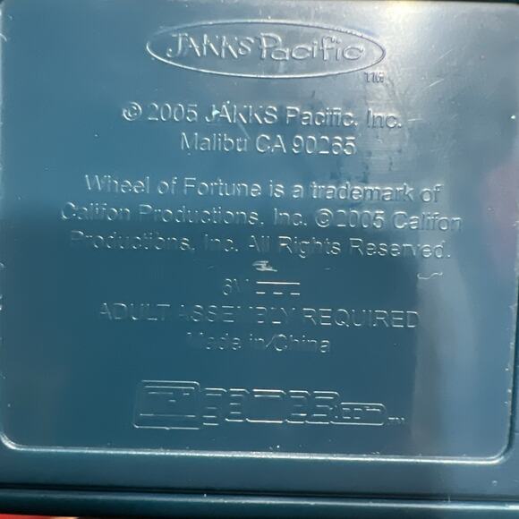 Vintage Wheel of Fortune Plug N Play TV Game Jakks Pacific 2005 - Tested Works - Picture 9 of 10